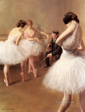  ballet Obras - La lección de ballet bailarina de ballet Carrier Belleuse Pierre